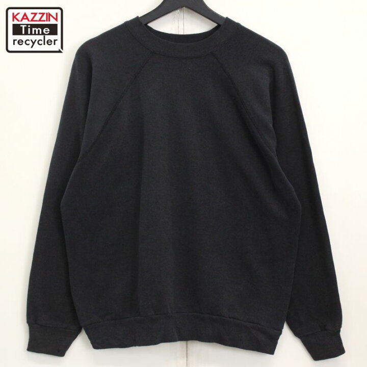 楽天市場】80s USA製 ヴィンテージ TULTEX 無地 ラグラン ブラック  