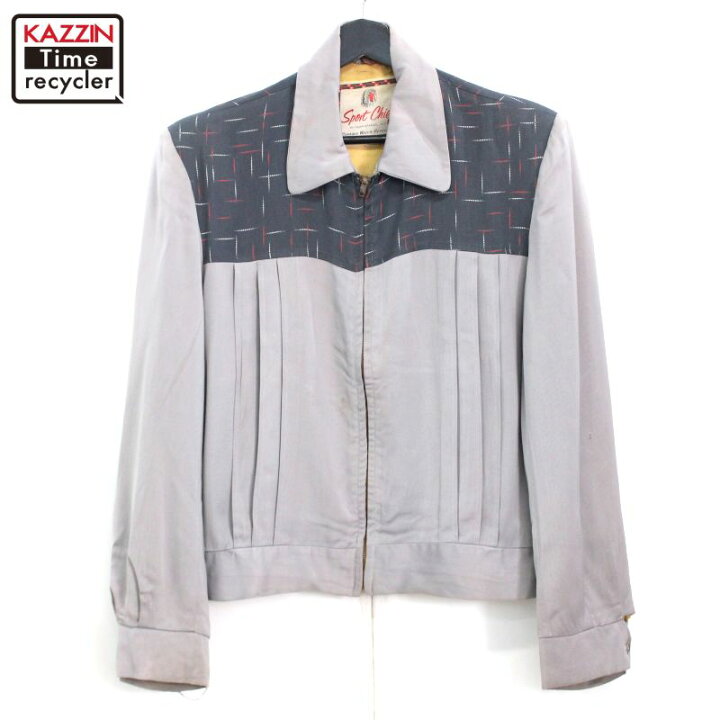 楽天市場】50s ヴィンテージ SPORT CHIEF カスリ柄 レーヨン 