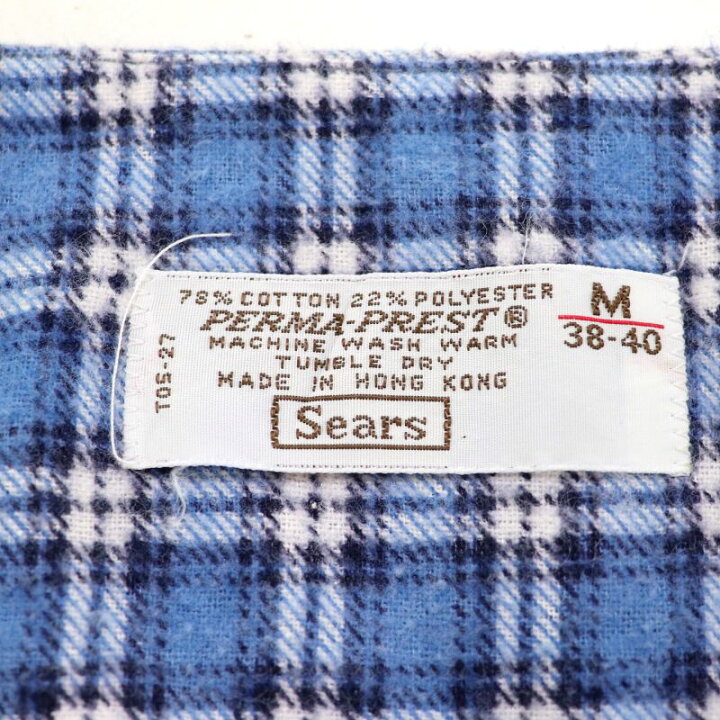 楽天市場】70s ヴィンテージ シアーズ Sears チェック柄 プルオーバー  