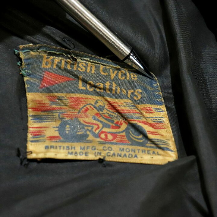 楽天市場】70s ヴィンテージ British Cycle Leathers カナダ製 ダブル  