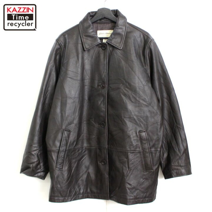 楽天市場】00s エディー・バウアー Eddie Bauer レザージャケット 古着 