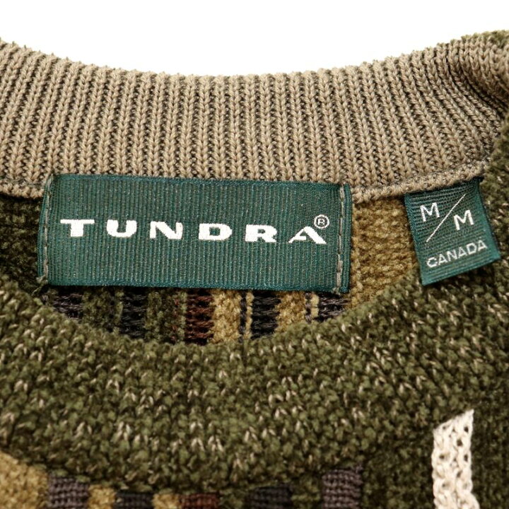 楽天市場】90s ヴィンテージ ツンドラ TUNDRA 総柄 3Dニット ニット 