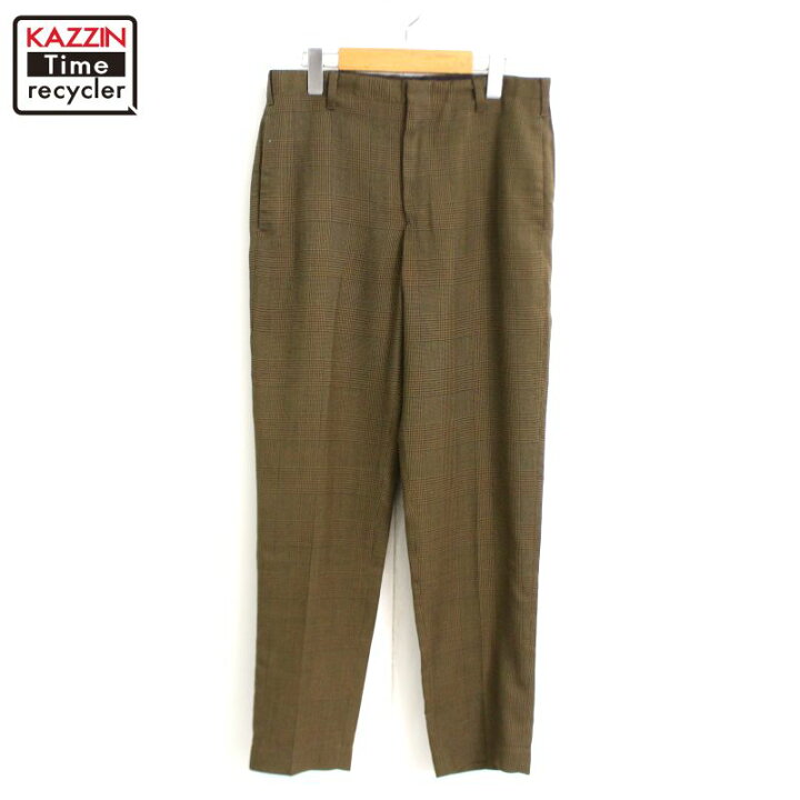 楽天市場】60s ~70s ヴィンテージ HAGGAR チェック柄 スラックスパンツ 