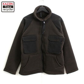 90s USA製 ヴィンテージ U.S.ARMY ECWCS GEN1 Lv3 ベアジャケット フリースジャケット 古着 ★ メンズ 表記Lサイズ ダークブラウン
