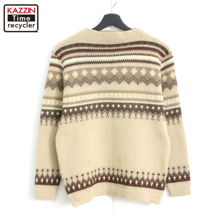 楽天市場】70s ヴィンテージ Norvyk ノルディック柄 ニットセーター 