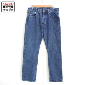 00s リーバイス Levi's 501 ストレート デニムパンツ 古着 ★ メンズ XLサイズ相当 ビッグサイズ オーバーサイズ ブルー