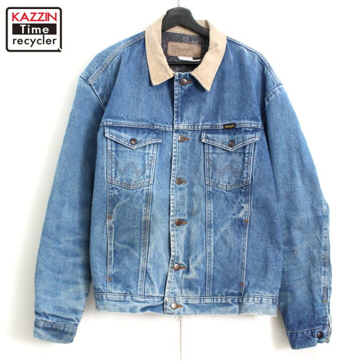 楽天市場】90s ヴィンテージ ラングラー Wrangler 無地 襟コーデュロイ 