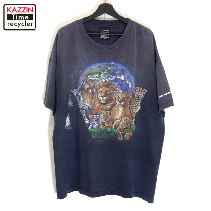 楽天市場】【中古】90s USA製 ヴィンテージ アニマル タイガー 半袖T 
