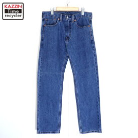 【中古】00s リーバイス Levi's 505 デニムパンツ 古着 メンズ XLサイズ相当 ビッグサイズ オーバーサイズ ブルー