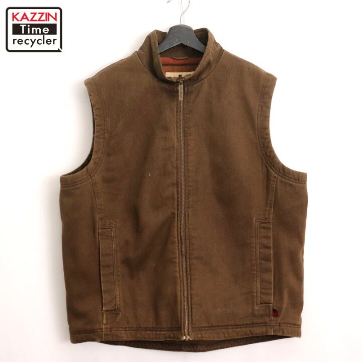 WOOLRICH ウールリッチ ダークブラウン ジップアップベスト 楽天市場 