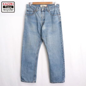 【中古】00s リーバイス Levi's 505 パンツ 古着 メンズ XLサイズ相当 ビッグサイズ オーバーサイズ ライトブルー