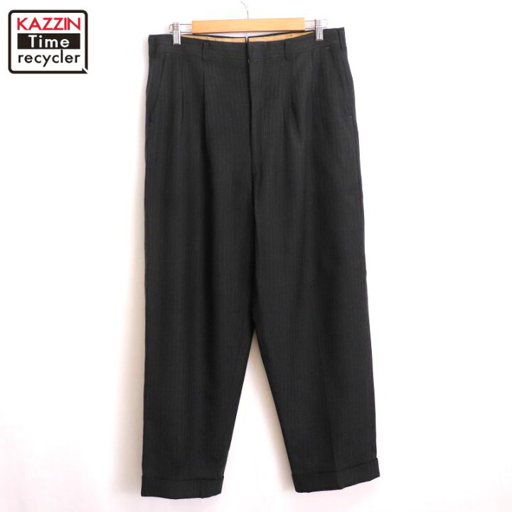 楽天市場】【中古】50s ヴィンテージ ストライプ柄 2タック ウール  