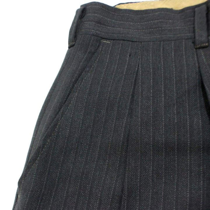 楽天市場】【中古】50s ヴィンテージ ストライプ柄 2タック ウール  