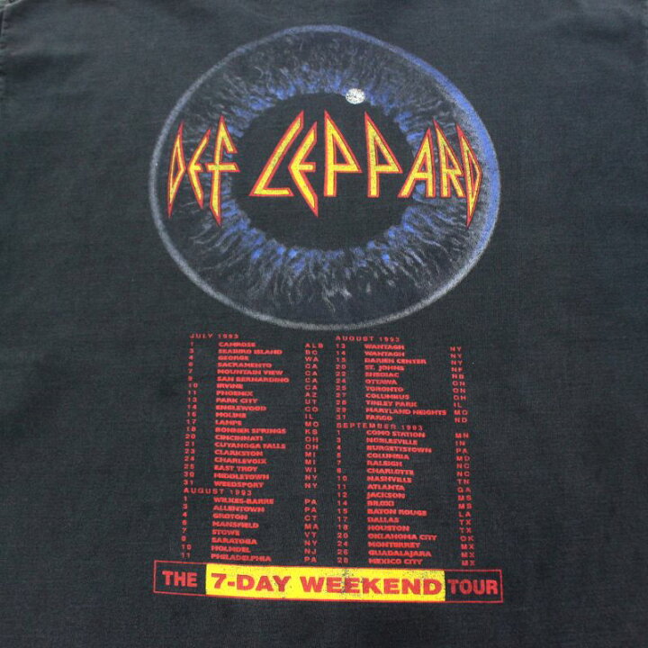 楽天市場】【中古】90s USA製 ヴィンテージ デフレパード Def Leppard