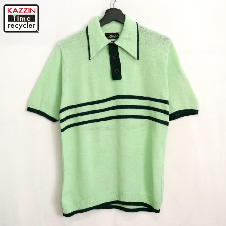楽天市場】【中古】70s ヴィンテージ ボーダー柄 アクリル ニット 半袖 