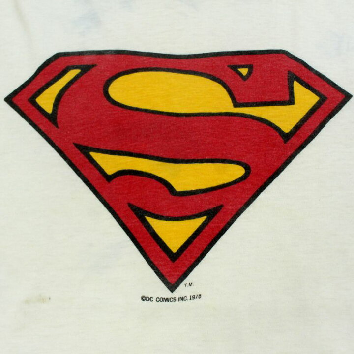 楽天市場】【中古】70s ヴィンテージ スーパーマン Superman リンガー 