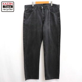 【中古】00s リーバイス Levi's 505 ブラック デニムパンツ 古着 メンズ XLサイズ相当 ビッグサイズ オーバーサイズ ブラック