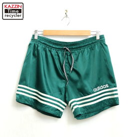 【中古】00s アディダス adidas ショートパンツ 古着 メンズ 表記Sサイズ グリーン