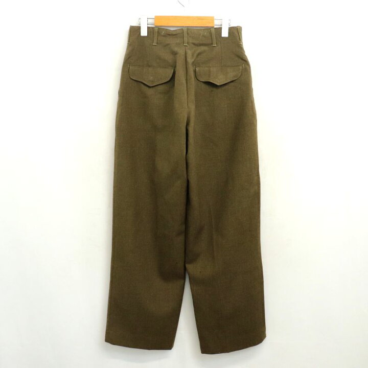 楽天市場】【中古】40s USA製 ヴィンテージ U.S.ARMY ウールトラウザー