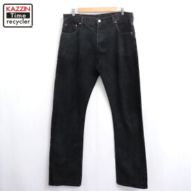 【中古】00s リーバイス Levi's 517 ブラック デニムパンツ 古着 メンズ 表記W36 L36サイズ ブラック