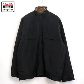 【中古】00s オールドネイビー OLD NAVY ポリエステル 裏地フリース ジャケット 古着 メンズ 表記Lサイズ ブラック