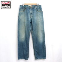 リーバイス569 Levis W34 ブルーデニム 青 ボトム 古着 19164 569 