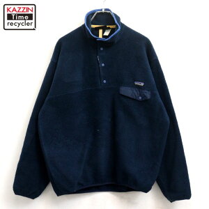 【中古】90s USA製 ヴィンテージ パタゴニア patagonia スナップT プルオーバー フリースジャケット 古