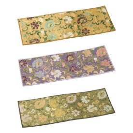 【全品ポイントアップ!】仏具 『経机敷 防炎タイプ 飛鳥 上置用経敷 24cm 3色（白茶・藤・利休）』[仏壇 敷き物 布 カバー 台] (仏壇 供物台 防炎シート 経机 お経台 経机敷き 経机マット 仏壇マット 経台 仏壇 法事 法要 防火マット 敷物 仏壇用品 経本 御供机)