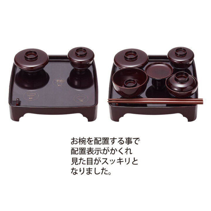楽天市場】【全品ポイントアップ】仏具 『お椀並べ方シート 現代仏膳用 