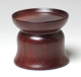【全品ポイントアップ中!】 仏具 『仏器台 丸型 紫檀製 ＜小＞』[仏壇] [仏器] [ご飯] (お彼岸 彼岸 法要 法事 仏壇用 仏壇用品 仏事 仏事用 仏具用品)