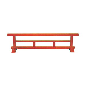 【10/30全品ポイントアップ!】結界 朱塗 6尺 (幅180cm) ( 結界 仕切り けっかい 朱塗 送料無料 神社 寺院用品 寺 お寺 寺院)