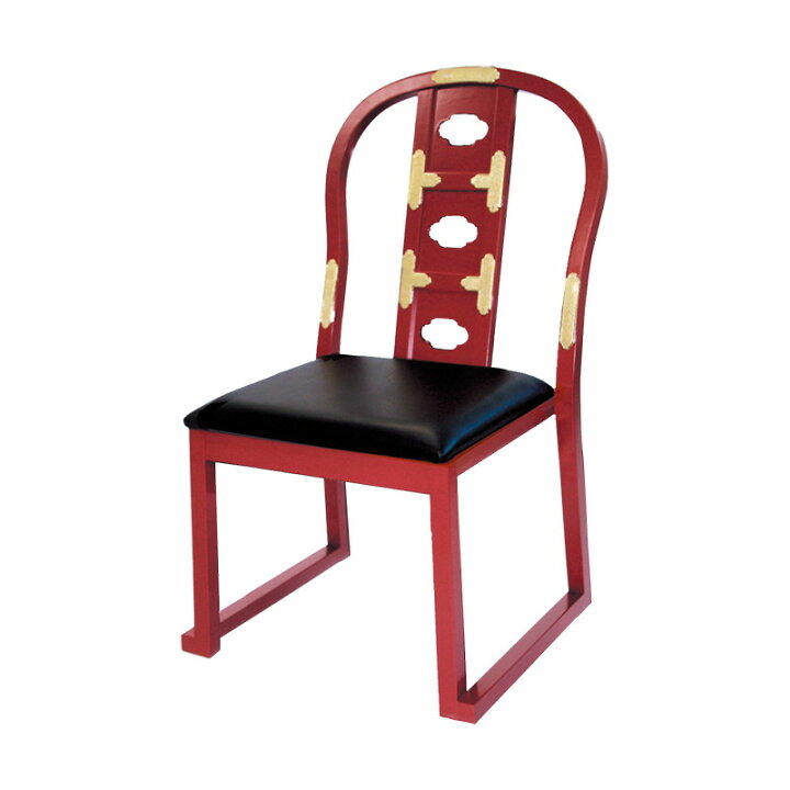 楽天市場】積み重ね式曲録 朱塗 木製 曲録 金具付き ( 仏具 住職 送料  