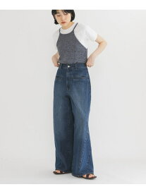 WIDEレッグアジャストデニム KBF ケービーエフ パンツ ジーンズ・デニムパンツ ブルー【送料無料】[Rakuten Fashion]