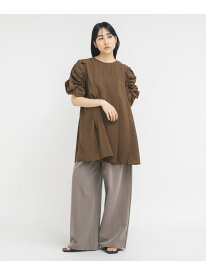 【SALE／10%OFF】シャーリングスリーブミニワンピース KBF ケービーエフ ワンピース・ドレス ワンピース ブラウン ホワイト ブラック【RBA_E】【送料無料】[Rakuten Fashion]