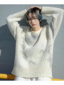 【SALE／50%OFF】ギャラクシーシャギーニット KBF ケービーエフ トップス ニット オレンジ ネイビー【RBA_E】【送料無料】[Rakuten Fashion]