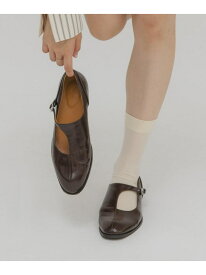 アシンメトリーメリージェーンローファー KBF ケービーエフ シューズ・靴 その他のシューズ・靴 ブラウン ブラック【送料無料】[Rakuten Fashion]