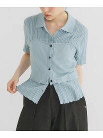 ビスチェSETニットシャツ KBF ケービーエフ トップス ニット ホワイト ブラック ブルー【送料無料】[Rakuten Fashion]