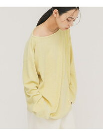 ショルダータックプルオーバー KBF ケービーエフ トップス カットソー・Tシャツ イエロー グレー ベージュ【送料無料】[Rakuten Fashion]