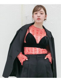 【SALE／50%OFF】シャーリングコンパクトニット KBF ケービーエフ トップス ニット ブラック グリーン レッド【RBA_E】[Rakuten Fashion]