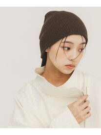 リブニットビーニー KBF ケービーエフ 帽子 ニット帽・ビーニー ブラウン グレー【送料無料】[Rakuten Fashion]