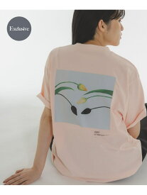 【SALE／20%OFF】『別注』Lee Izumida×KBF プリントTEE KBF ケービーエフ トップス カットソー・Tシャツ ホワイト ネイビー ピンク【RBA_E】【送料無料】[Rakuten Fashion]