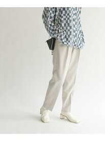 【SALE／70%OFF】illi ワンタックスリムテーパードパンツ KBF ケービーエフ パンツ その他のパンツ グレー イエロー ブラック【RBA_E】[Rakuten Fashion]