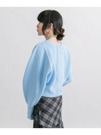 【SALE／50%OFF】フォルムニットカーディガン KBF ケービーエフ トップス カーディガン オレンジ ブルー ホワイト【RBA_E】【送料無料】[Rakuten Fashion]