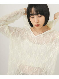 フーディーレーストップス KBF ケービーエフ トップス カットソー・Tシャツ ホワイト ブラック【送料無料】[Rakuten Fashion]