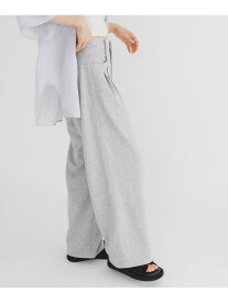 ダブルタックスウェットパンツ KBF ケービーエフ パンツ ジャージ・スウェットパンツ グレー ピンク【送料無料】[Rakuten Fashion]