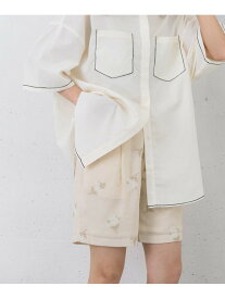 【SALE／70%OFF】エンブロイダリーショートパンツ KBF ケービーエフ パンツ その他のパンツ ネイビー ホワイト【RBA_E】[Rakuten Fashion]