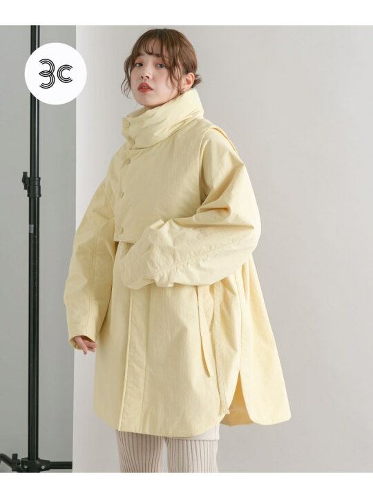 楽天市場】【SALE／50%OFF】3WAYパテッドミドルジャケット KBF 