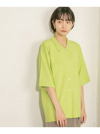 【SALE／70%OFF】ルーズシルエットニットシャツ KBF ケービーエフ トップス ニット オレンジ グリーン ネイビー【RBA_E】[Rakuten Fashion]