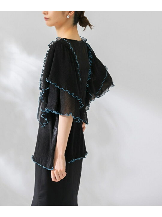 楽天市場】【SALE／20%OFF】フリルスリーブプリーツチュニック KBF 