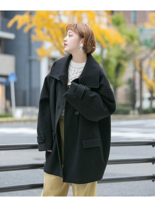 楽天市場】【SALE／60%OFF】スタンドカラーコクーンミドルコート KBF  